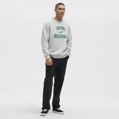 Miami Dolphins lululemon Steady State Sweatshirt - Heathered Silver Drop discount