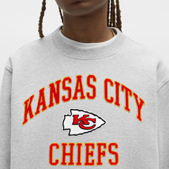 Kansas City Chiefs lululemon Steady State Sweatshirt - Heathered Silver Drop on sale