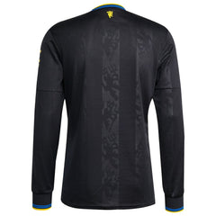 Manchester United 2025/26 Third Replica Long Sleeve Jersey - Black for sale