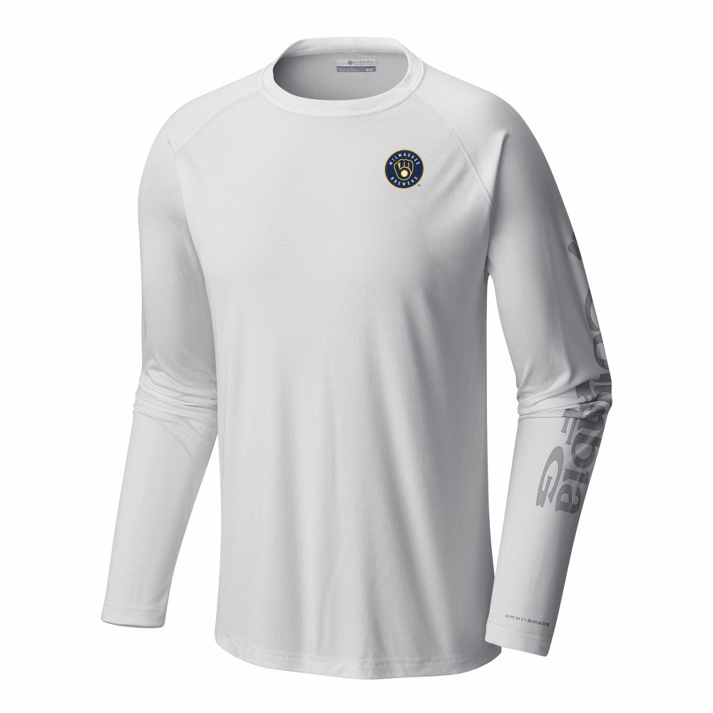 Milwaukee Brewers Terminal Tackle Long Sleeve Shirt White