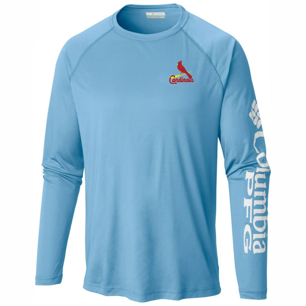 St. Louis Cardinals Terminal Tackle Long Sleeve Shirt Light Blue