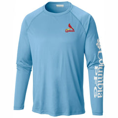 St. Louis Cardinals Terminal Tackle Long Sleeve Shirt Light Blue