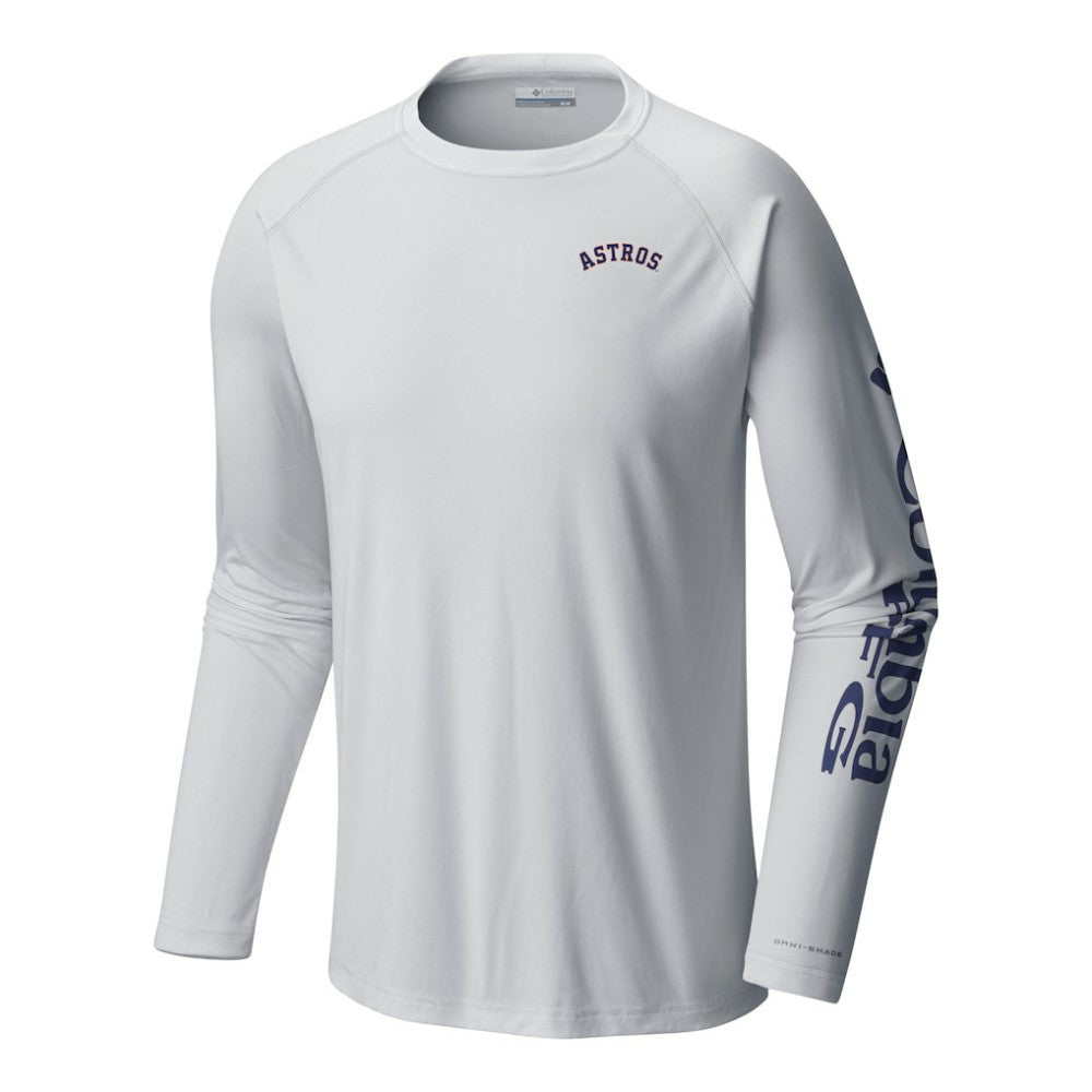 Houston Astros Terminal Tackle Long Sleeve Shirt White