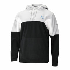 Kansas City Royals Men's Lodge Fleece Quarter-Zip Hoodie Black