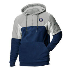 Houston Astros Men's Lodge Fleece Quarter-Zip Hoodie Navy