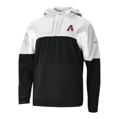 Arizona Diamondbacks Men's Lodge Fleece Quarter-Zip Hoodie Black