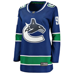 Evander Kane Vancouver Canucks Fanatics Women's Home Breakaway Player Jersey - Blue Jerseys
