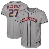 Jose Altuve Houston Astros Youth Road Replica Jersey Gray