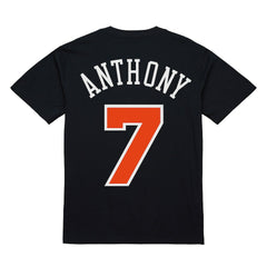 Carmelo Anthony New York Knicks Male Adult Black NBA ULTIMATE PLAYER NUMBER TEE cheap