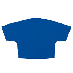 Los Angeles Dodgers Women's Skyline Crop T-Shirt Royal