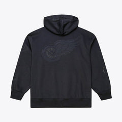 Detroit Red Wings Mitchell & Ness Phantom Fleece Hoodie - Black Hoodies