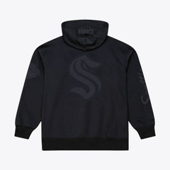 Seattle Kraken Mitchell & Ness Phantom Fleece Hoodie - Black Hoodies