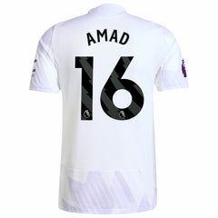 Amad Diallo Manchester United 2025/26 Away Player Jersey - White outlet