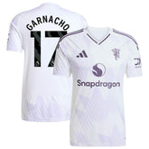 Alejandro Garnacho Manchester United 2025/26 Away Replica Player Jersey - White online