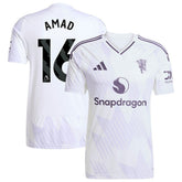 Amad Diallo Manchester United 2025/26 Away Replica Player Jersey - White sale