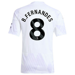 Bruno Fernandes Manchester United Youth 2025/26 Away Replica Player Jersey - White online