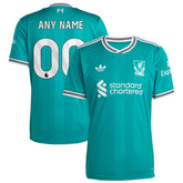 Liverpool 2025/26 Third Replica Custom Jersey - Green sale