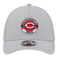 Cincinnati Reds Patch 39THIRTY A-Frame M-Crown Perforated Flex Hat Gray