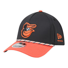Baltimore Orioles Rope M-Crown A-Frame 39THIRTY Flex Hat Black/Orange