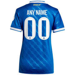 Real Madrid Women's 2025/26 Third Replica Custom Jersey - Blue discount