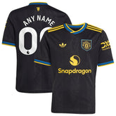 Manchester United Youth 2025/26 Third Replica Custom Jersey - Black cheap