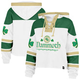 Utah Mammoth '47 Women's McLucky Cropped Lacer Hoodie - White Hoodies