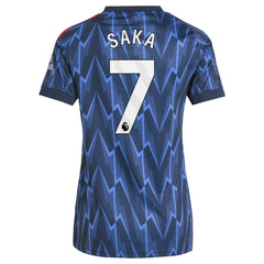 Bukayo Saka Arsenal Women's 2025/26 Away Replica Player Jersey - Blue shop