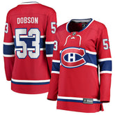 Noah Dobson Montreal Canadiens Fanatics Women's Home Breakaway Jersey - Red Jerseys