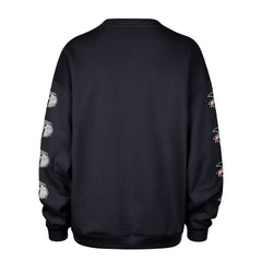 Cleveland Guardians Women's Trendy Team Go Big Oversized Sweatshirt Navy