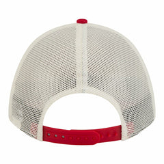 Philadelphia Phillies Women's Retro 9FORTY M-Crown A-Frame Trucker Adjustable Hat Light Beige/Red