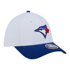 Toronto Blue Jays Youth Baseball 39THIRTY M-Crown Flex Hat White/Royal