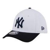 New York Yankees Youth Baseball 39THIRTY M-Crown Flex Hat White/Navy
