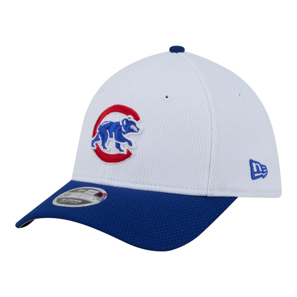 Chicago Cubs Youth Baseball 39THIRTY M-Crown Flex Hat White/Royal
