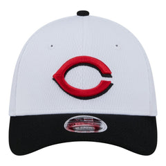 Cincinnati Reds Youth Baseball 39THIRTY M-Crown Flex Hat White/Red