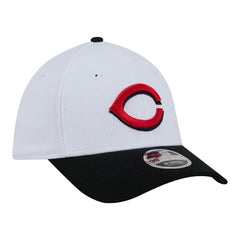Cincinnati Reds Youth Baseball 39THIRTY M-Crown Flex Hat White/Red