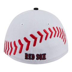 Boston Red Sox Youth Baseball 39THIRTY M-Crown Flex Hat White/Navy
