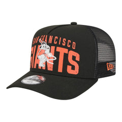 San Francisco Giants Youth Logo Fade A-Frame 9FIFTY Snapback Hat Black