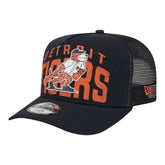 Detroit Tigers Youth Logo Fade A-Frame 9FIFTY Snapback Hat Navy