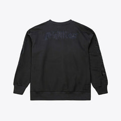 Philadelphia Phillies Phantom Fleece Crewneck Sweatshirt Black