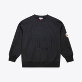 San Diego Padres Phantom Fleece Crewneck Sweatshirt Black