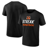 Cincinnati Bengals Streak T-Shirt - Black outlet