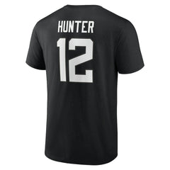 Travis Hunter Jacksonville Jaguars Icon Name & Number T-Shirt - Black cheap