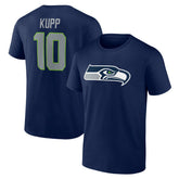 Cooper Kupp Seattle Seahawks Icon Name & Number T-Shirt - College Navy online