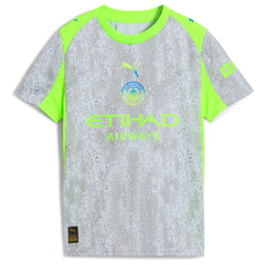 Manchester City Youth 2025/26 Third Replica Jersey - Green/Neon Green cheap