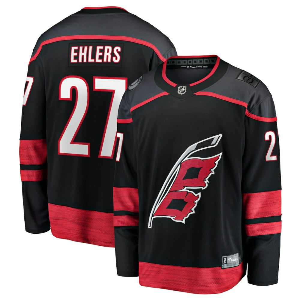 Nikolaj Ehlers Carolina Hurricanes Fanatics Home Breakaway Jersey - Black Jerseys