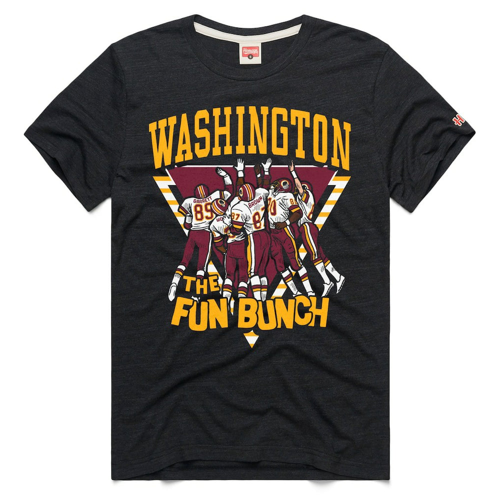 Washington Commanders Homage The Fun Bunch Tri-Blend T-Shirt - Charcoal sale