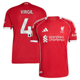 Virgil van Dijk Liverpool 2025/26 Home Jersey Discount - Red