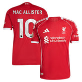 Alexis Mac Allister Liverpool 2025/26 Home Jersey Discount - Red