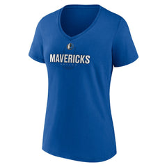 Cooper Flagg Dallas Mavericks Women's Name & Number V-Neck T-Shirt sale - Blue on sale