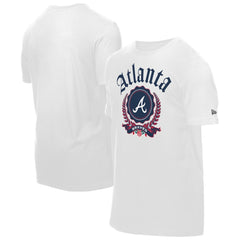 Atlanta Braves Fleur Domestic T-Shirt White